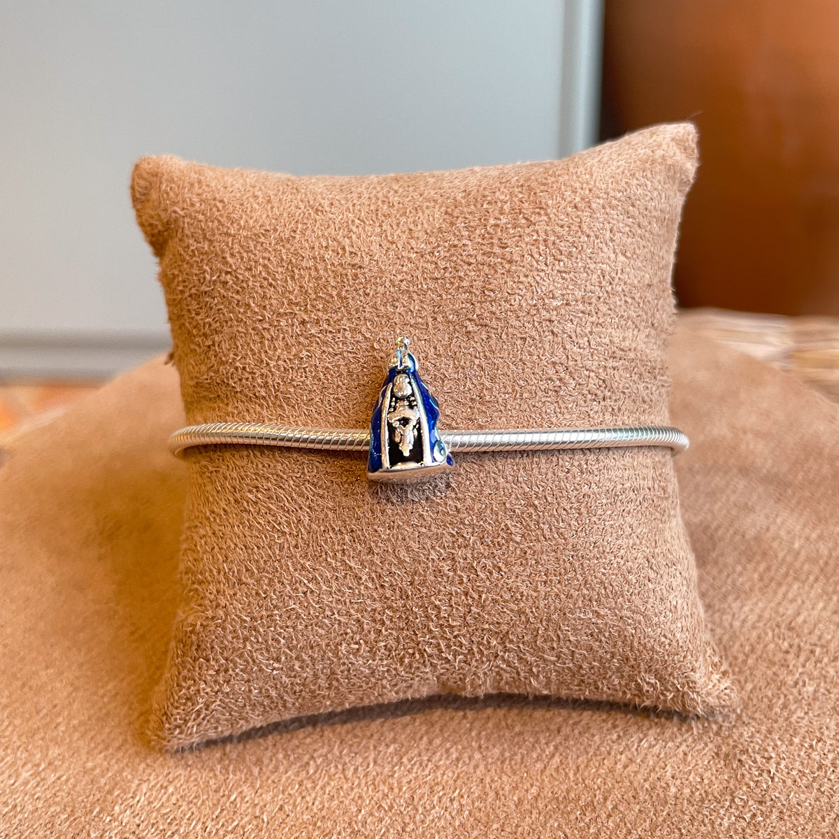 Berloque de Nsa. Sra. Aparecida Luza em Prata 925