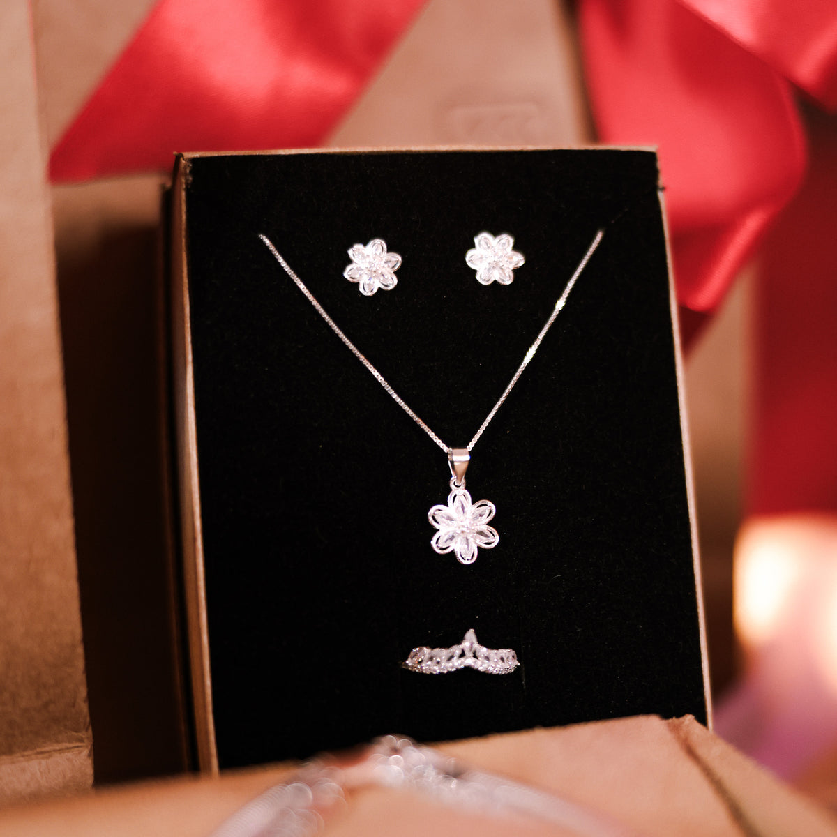 Caixa para Presente G Luza Pratas