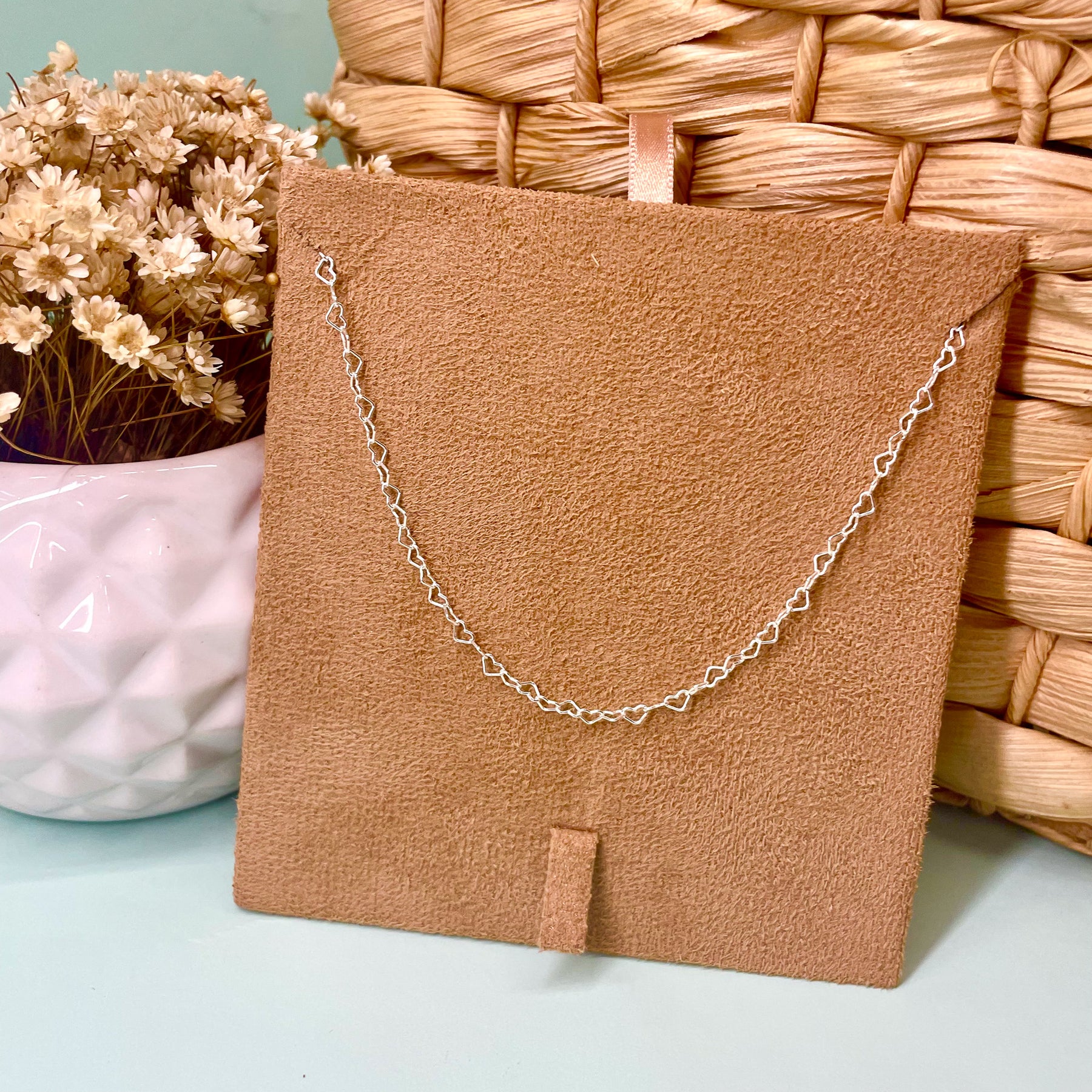 Colar de Coração Vazado em Prata 925