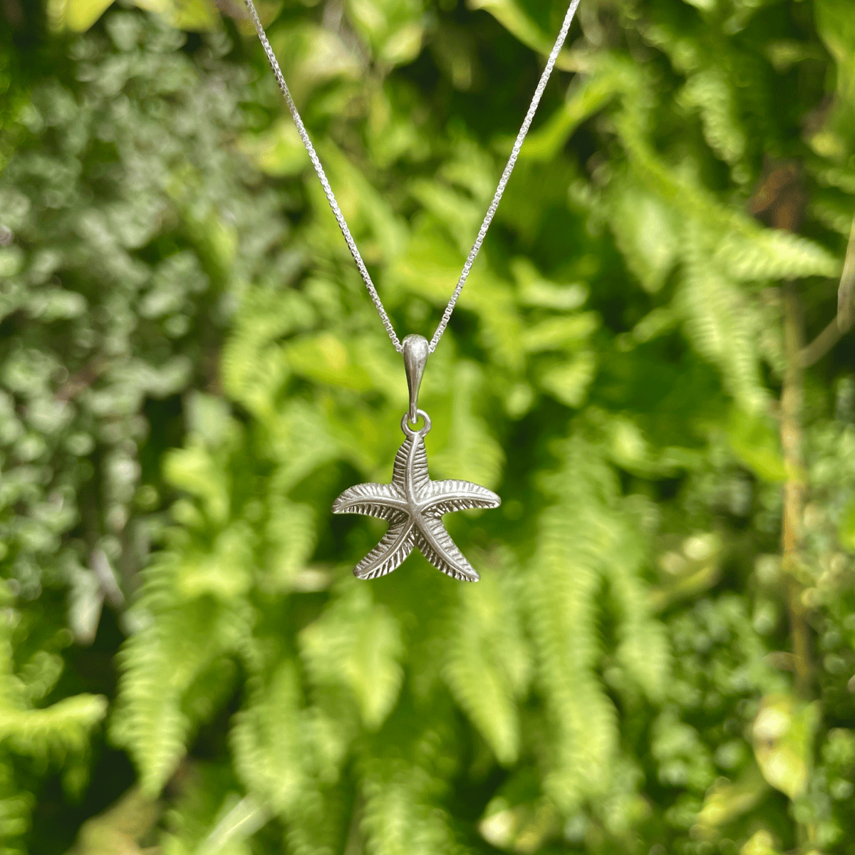 Pingente Estrela do Mar em Prata 925 Envelhecida