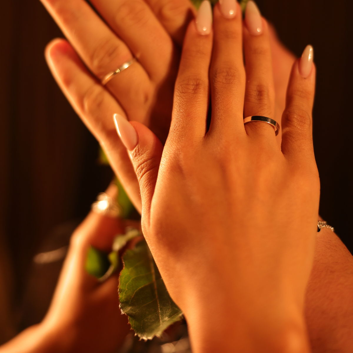 Aliança Luza Extra Fina e Lisa em Prata 925