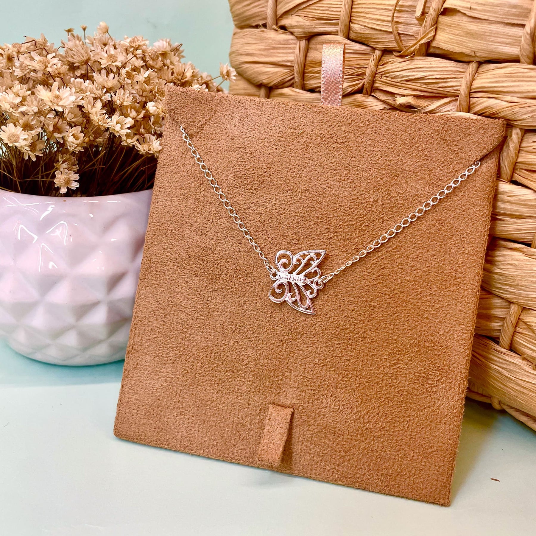 Pulseira Borboleta Luza Vazada em Prata 925