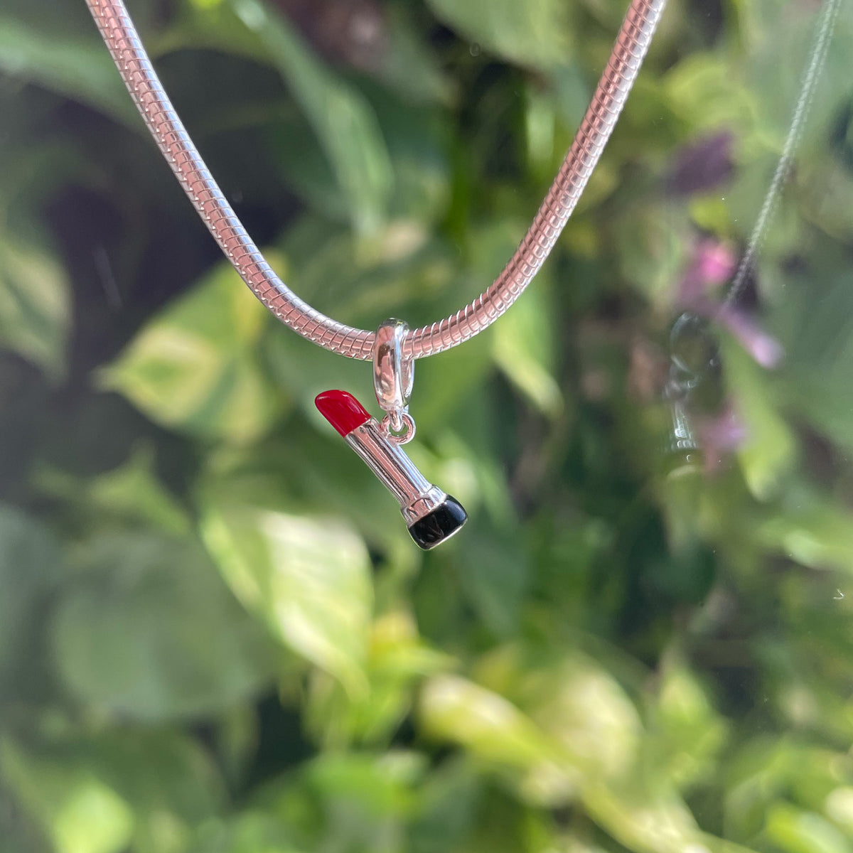 Berloque de Batom Luza em Prata 925