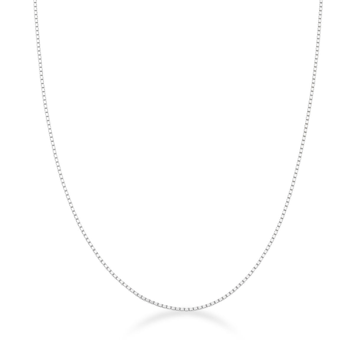 Colar Fio de Corrente Veneziana 60cm/15mm em Prata 925