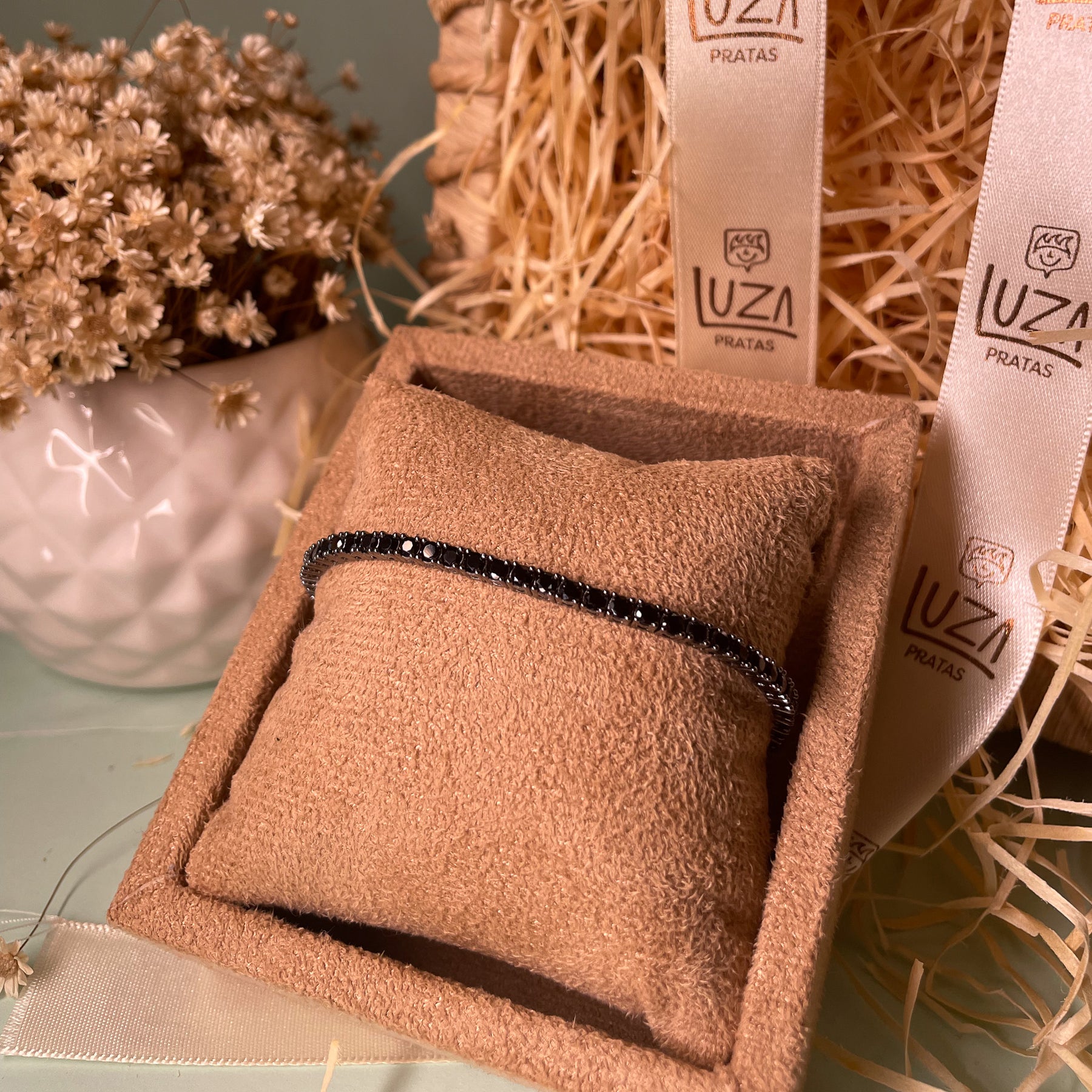 Pulseira Luza Riviera de 2,5MM em Prata 925