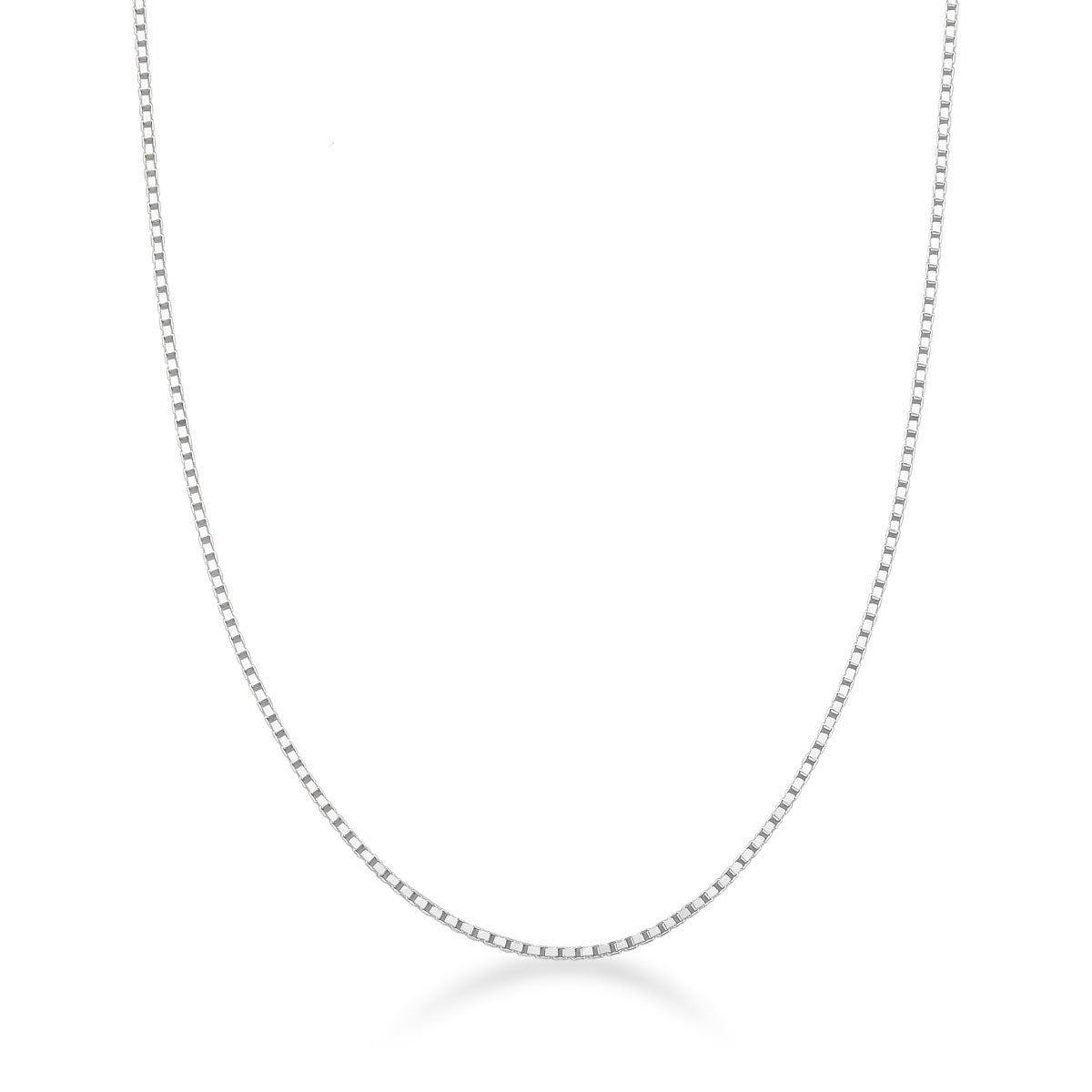 Colar Fio de Corrente Veneziana 60cm/19mm em Prata 925