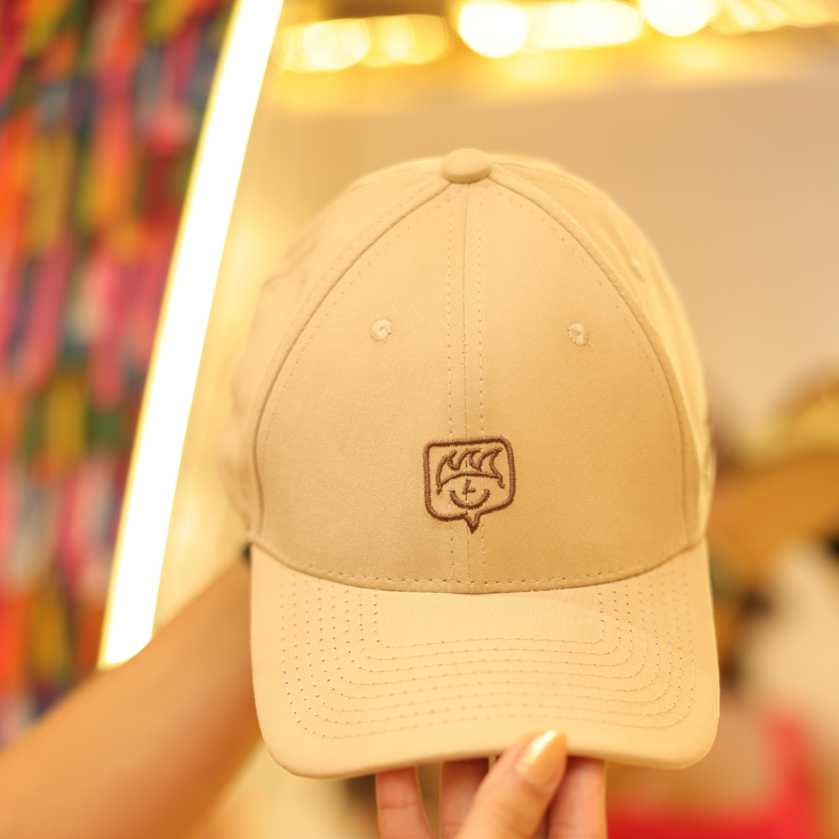 Boné Luza Pratas Bege