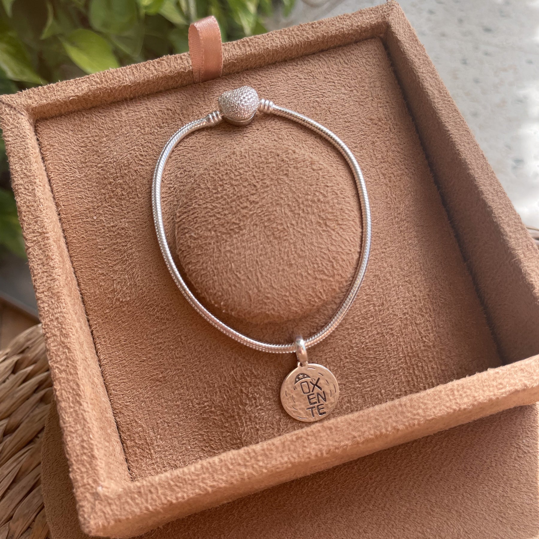 Pingente de Medalha "Oxente" em Prata 925