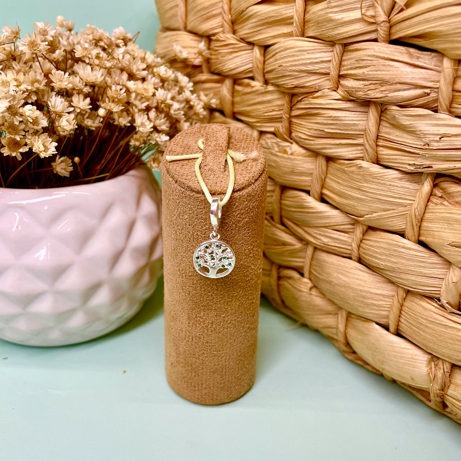 Berloque Árvore da Vida Color Luza em Prata 925