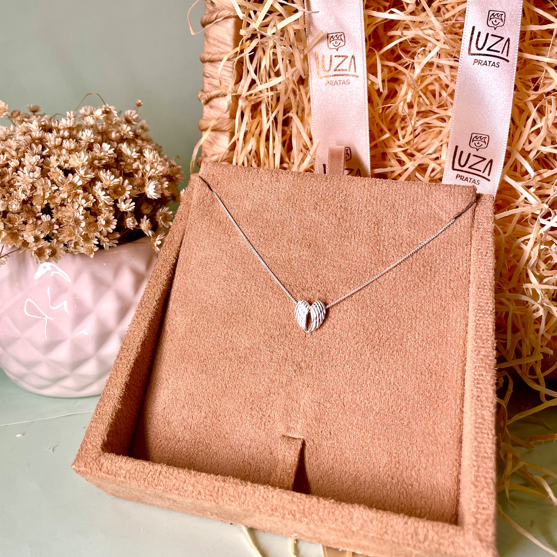 Colar Asa de Anjo em Prata 925