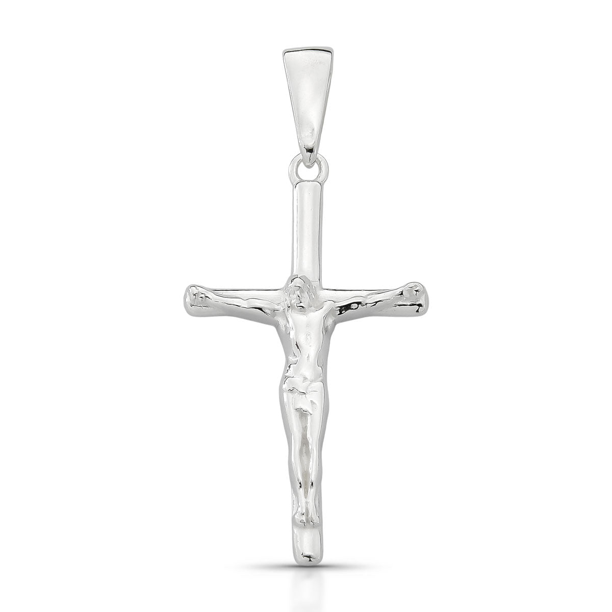 Pingente Cristo Crucificado Luza em Prata 925