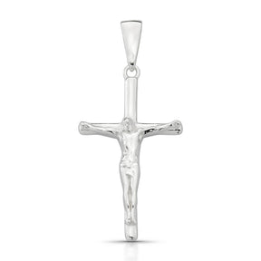 Pingente Cristo Crucificado Luza em Prata 925