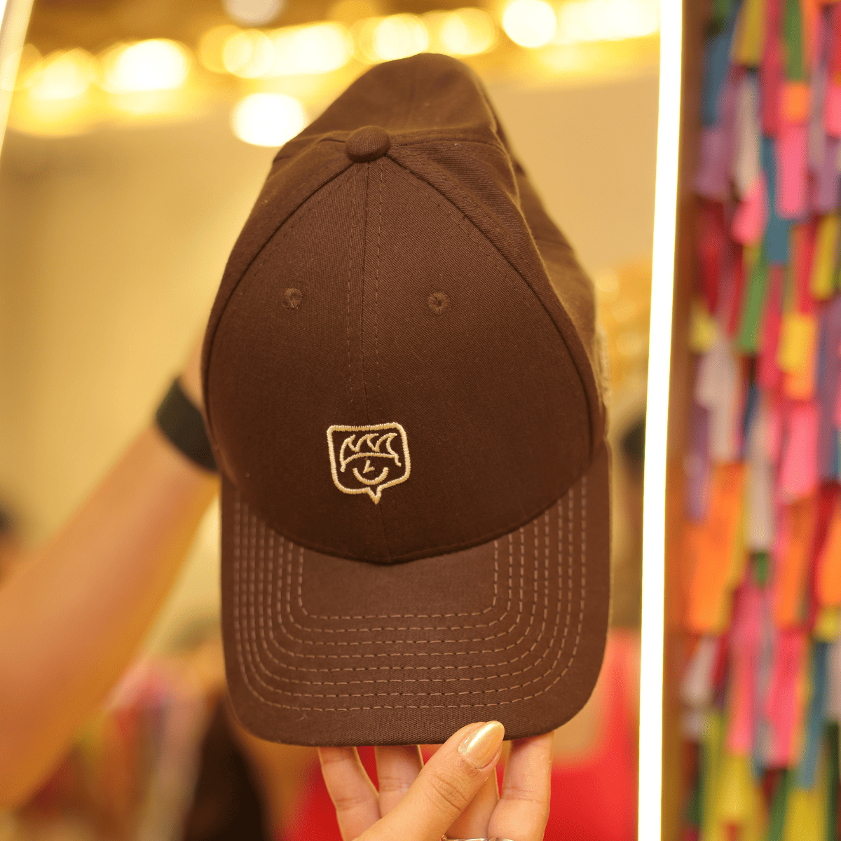 Boné Luza Pratas Marrom