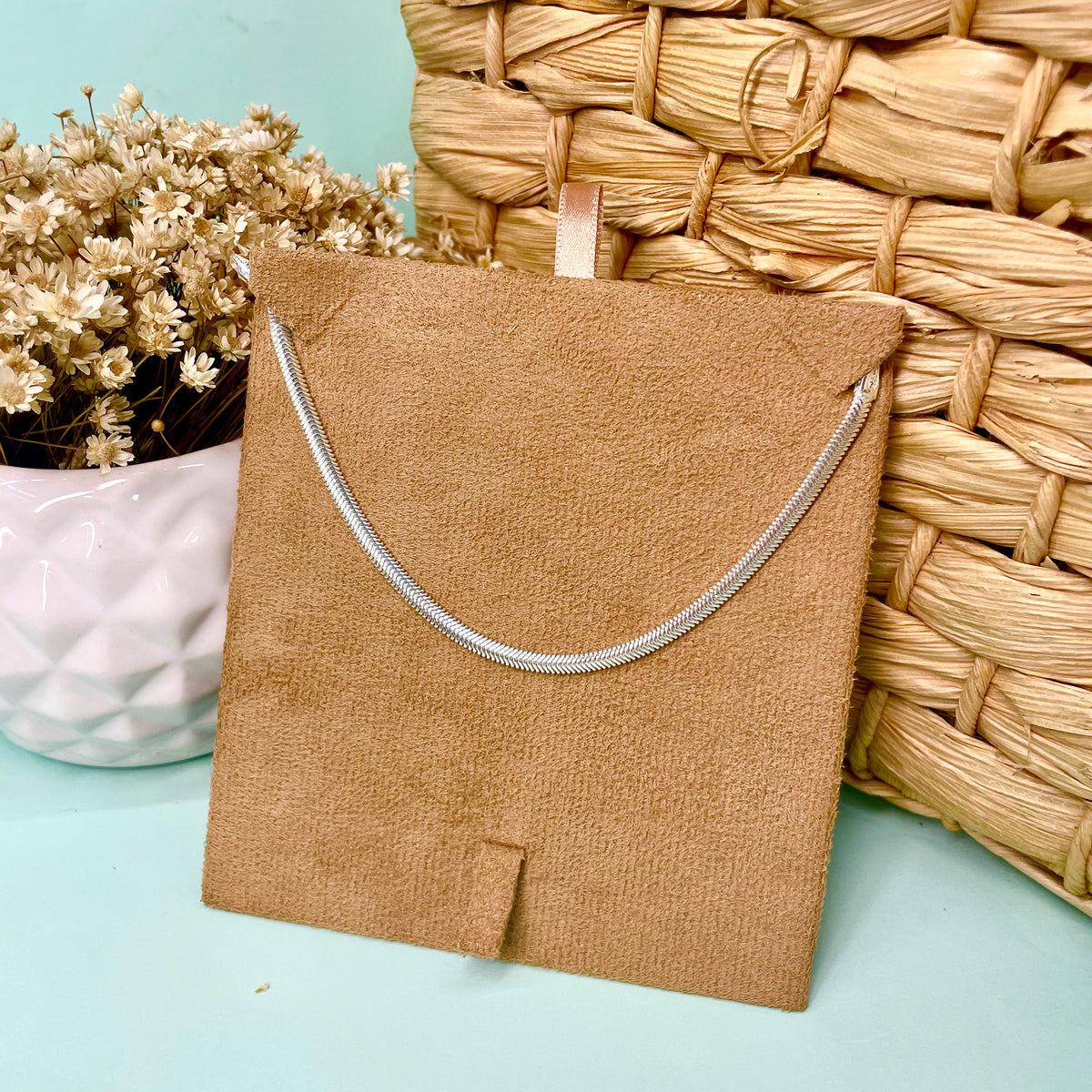 Pulseira Luza de Malha Lacraia em Prata 925