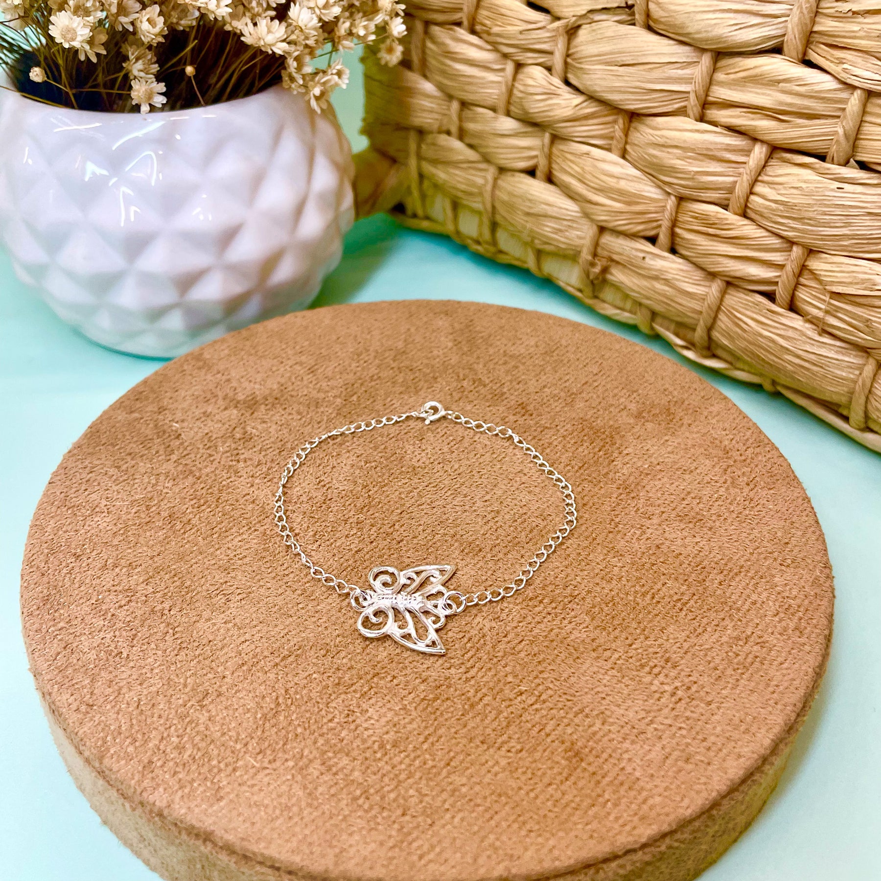 Pulseira Borboleta Luza Vazada em Prata 925