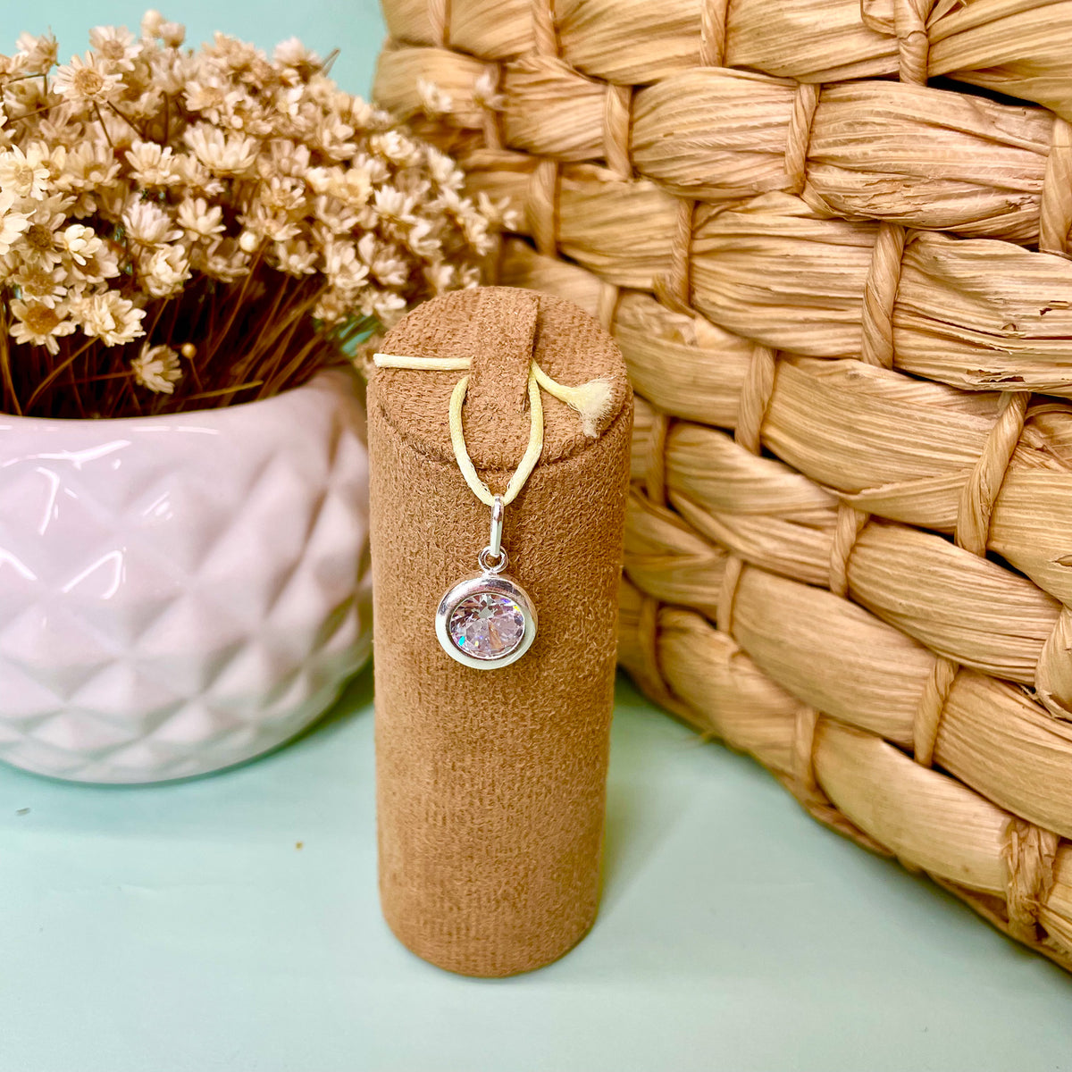 Pingente Ponto de Luz Grande Luza em Prata 925