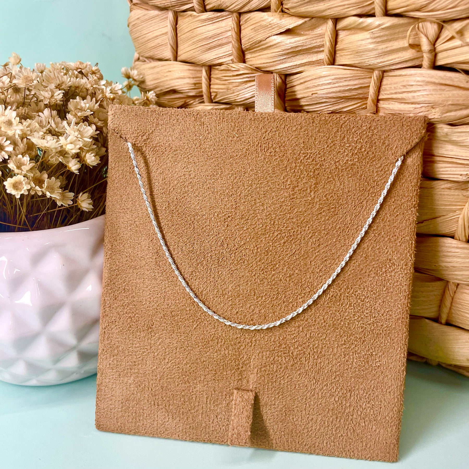 Colar de Cordão Baiano em Prata 925