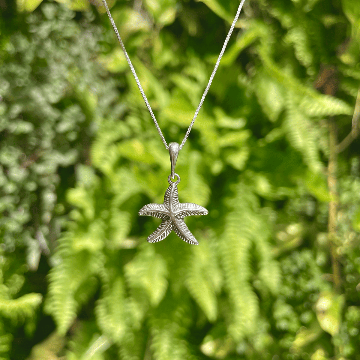 Pingente Estrela do Mar em Prata 925 Envelhecida