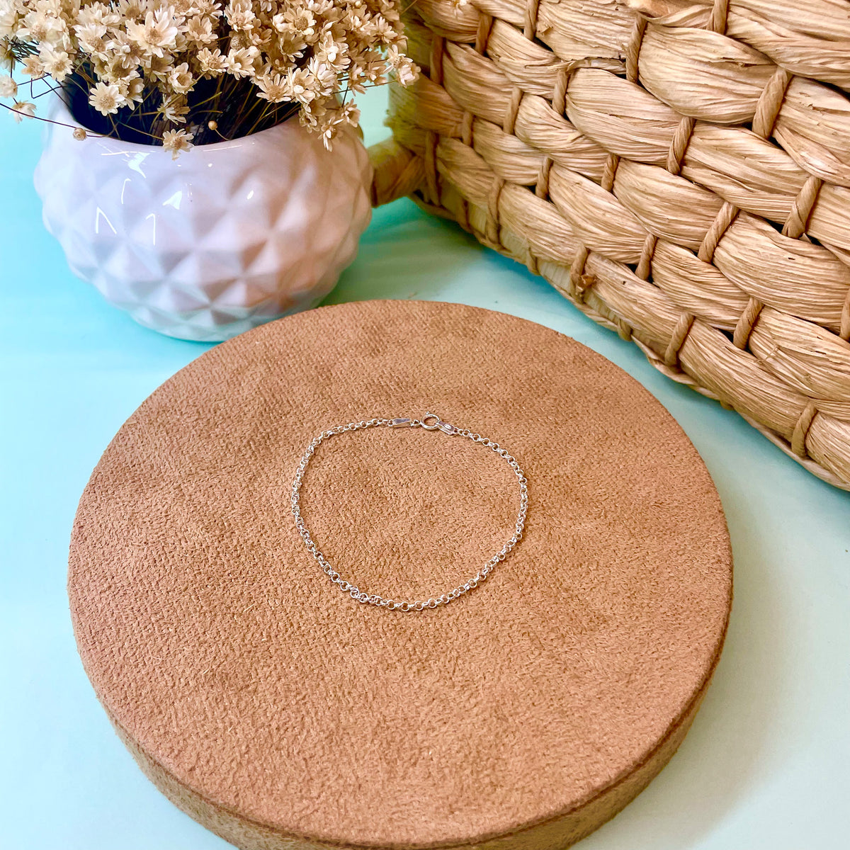 Pulseira Luza de Elo Português em Prata 925