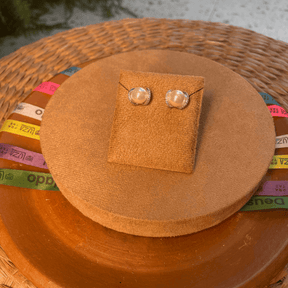 Brinco de Pérola Luza com 2 Linhas de Zirônias em Prata 925