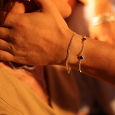 Pulseira de Malha Grumet em Prata 925