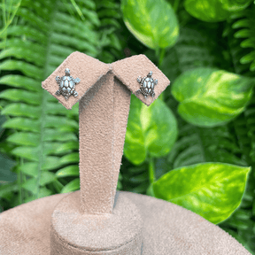 Brinco de Tartaruga Luza em Prata 925 Envelhecida