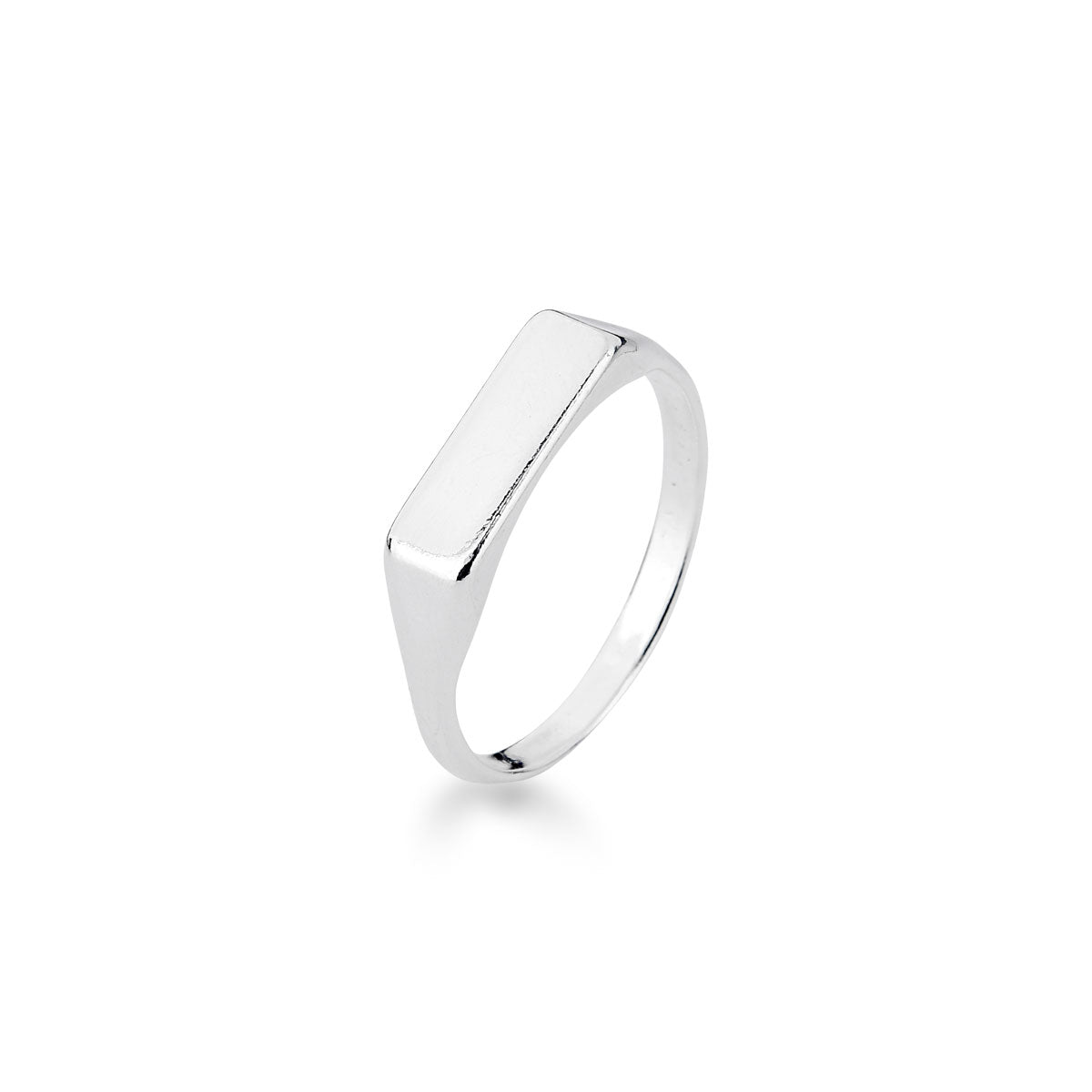 Anel de Mindinho Liso em Prata 925