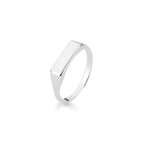 Anel de Mindinho Liso em Prata 925