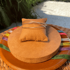 Bracelete Luza 5 em 1 de Aro Fino e Liso em Prata 925