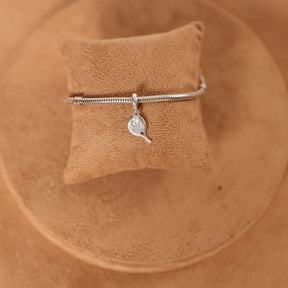 Berloque Raquete de Beach Tennis Luza em Prata 925