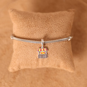 Berloque Barraca Color Luza em Prata 925