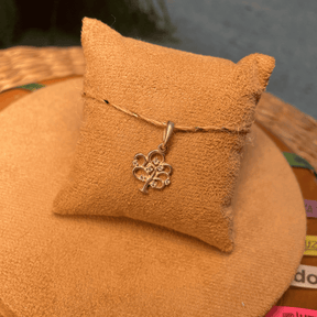 Pingente Luza de Árvore da Vida com Zircônias em Prata 925