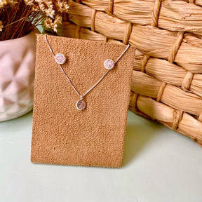 Conjunto de Pontos de Luz em Colors em Prata 925