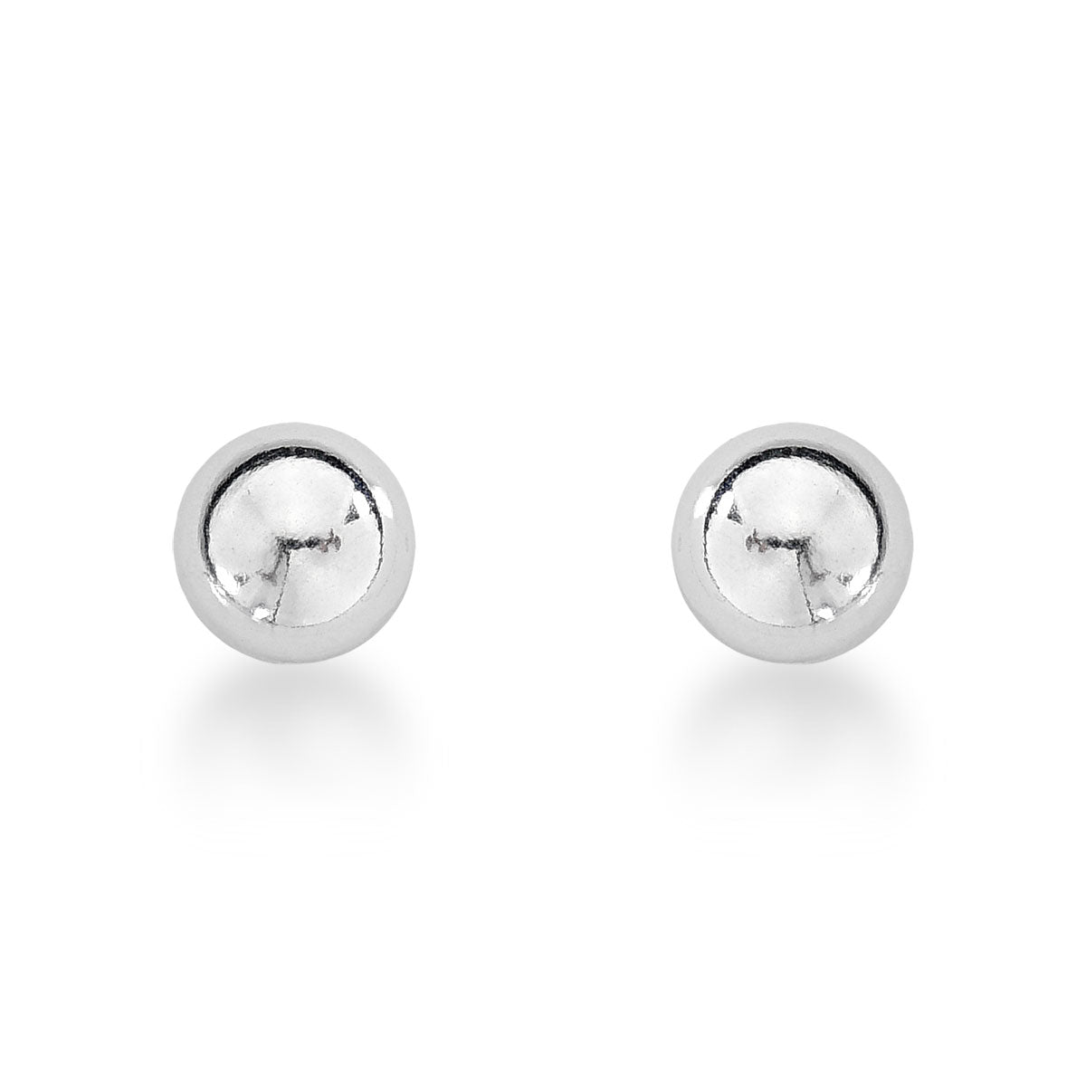 Brinco Luza Esfera de 8MM em Prata 925