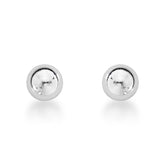 Brinco Luza Esfera de 8MM em Prata 925