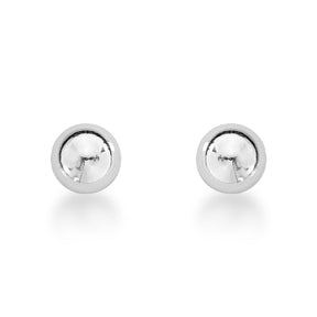 Brinco Luza Esfera de 8MM em Prata 925