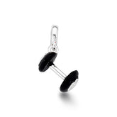 Berloque de Halter Preto em Prata 925