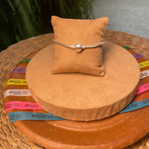 PULSEIRA DA VIDA FECHO CILINDRO LISO EM PRATA 925