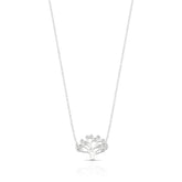 COLAR ÁRVORE DA VIDA PEQUENA ZIRCÔNIA CRISTAL EM PRATA 925