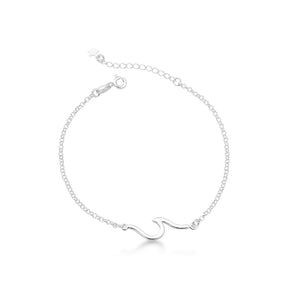 Pulseira de Onda Luza em Prata 925