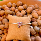 Berloque de Borboleta com Zircônias Colors Luza em Prata 925 Envelhecida