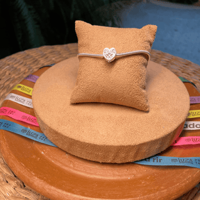 Berloque Luza de Coração Minnie em Prata 925