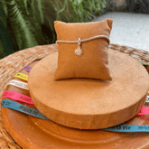 Berloque Sol Luza com Detalhes Zirconia em Prata 925