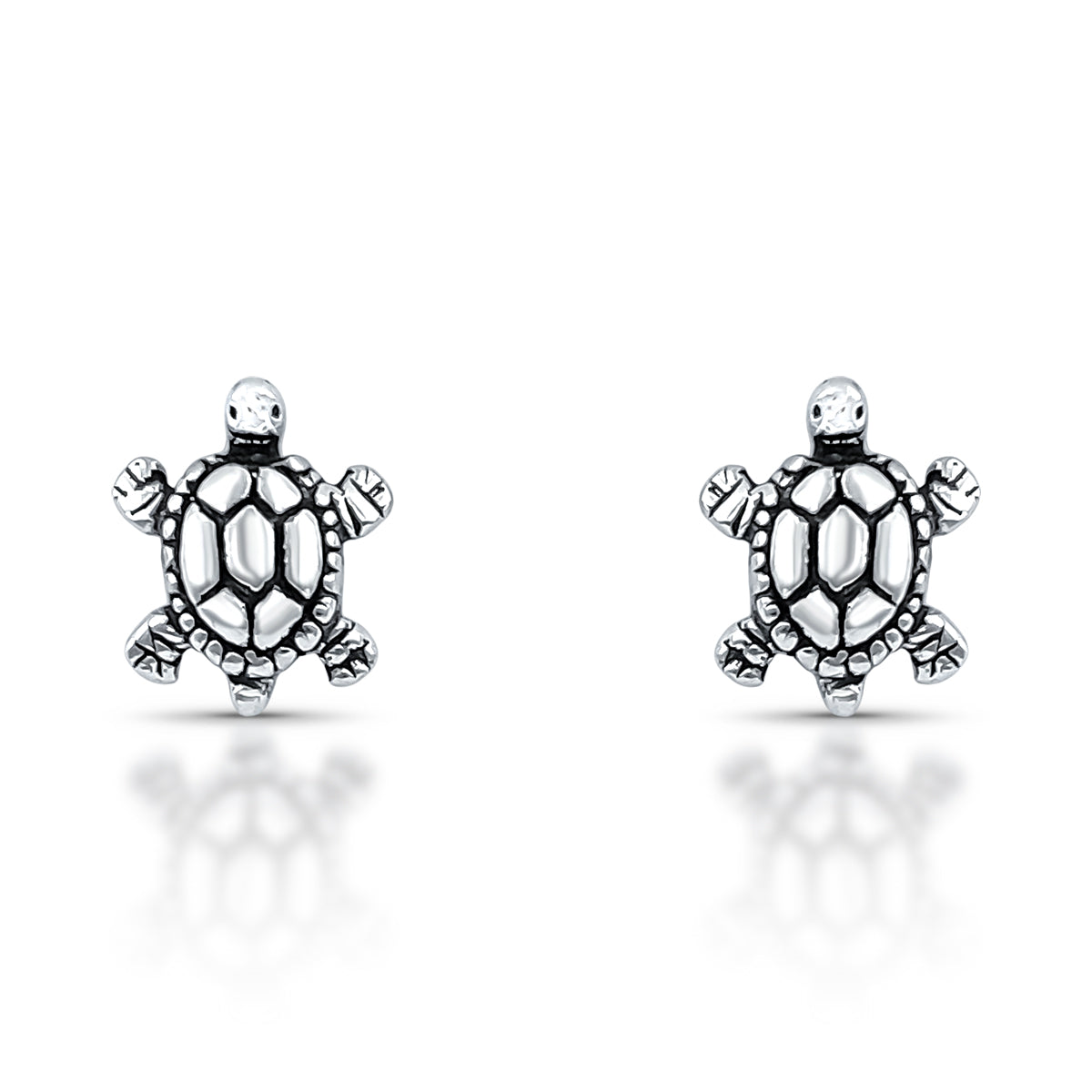 Brinco de Tartaruga Luza em Prata 925 Envelhecida