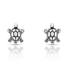 Brinco de Tartaruga Luza em Prata 925 Envelhecida