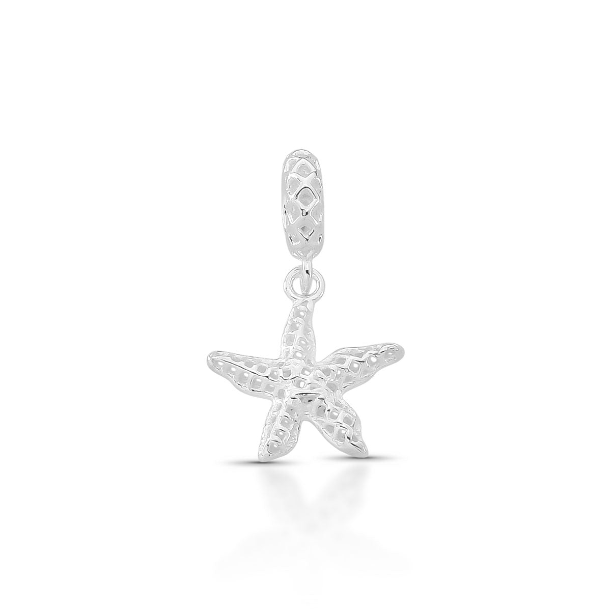 BERLOQUE ESTRELA DO MAR VAZADO LUZA EM PRATA 925