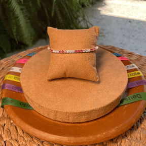 Pulseira Riviera Luza Red White em Prata 925