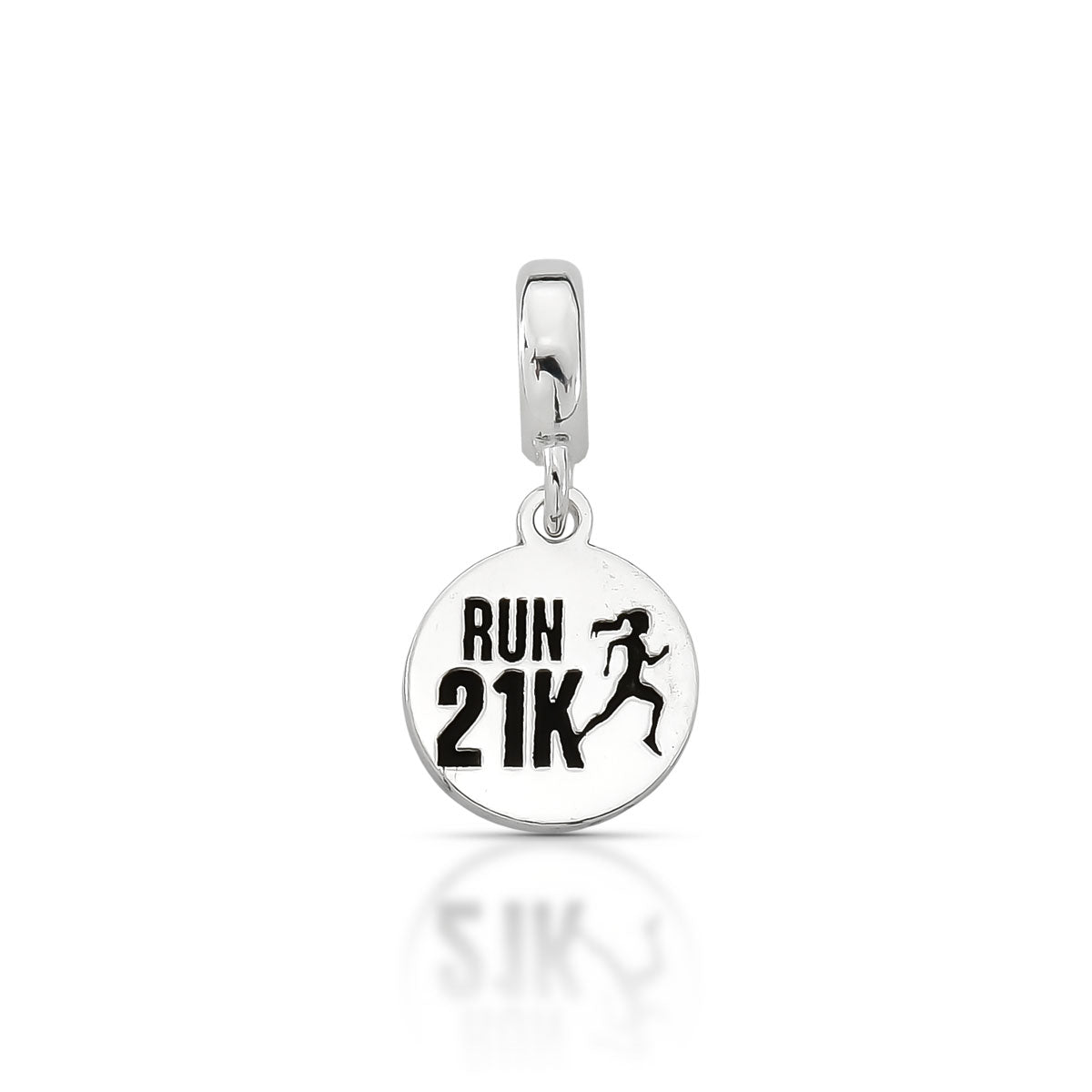 BERLOQUE "RUN 21K E CORREDORA" EM PRATA 925