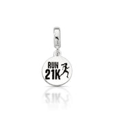 BERLOQUE "RUN 21K E CORREDORA" EM PRATA 925