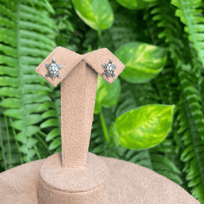 Brinco de Tartaruga Luza em Prata 925 Envelhecida